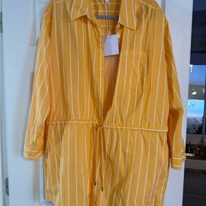 NWT Pistol  Striped Shirt romper